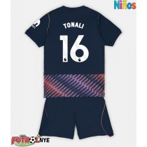 Camiseta Tottenham Hotspur Sandro Tonali #16 Visitante Equipación para niños 2026-27 manga corta (+ pantalones cortos)